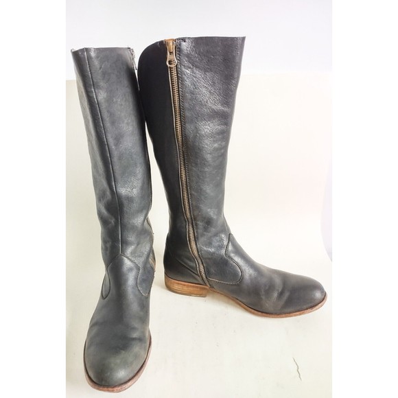 Kork-Ease Shoes - Kork Ease Parise Riding Boots Knee High Tall Preppy GUC Womens 8.5 Black Leather